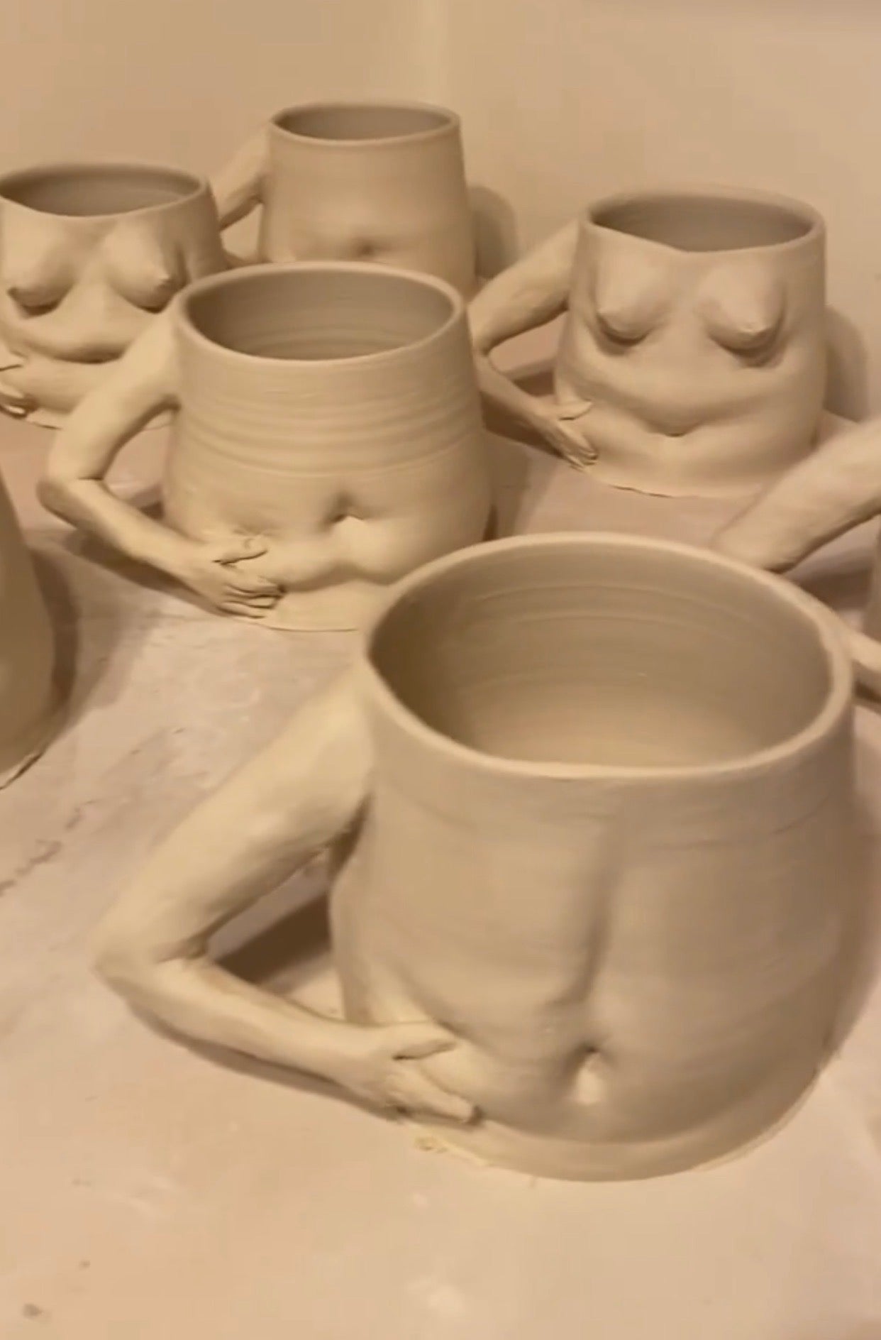 Belly Mugs by Dirty Ceramics